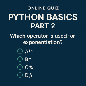 python basics part 2 online quiz