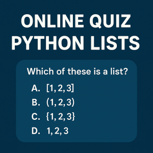 python lists online quiz